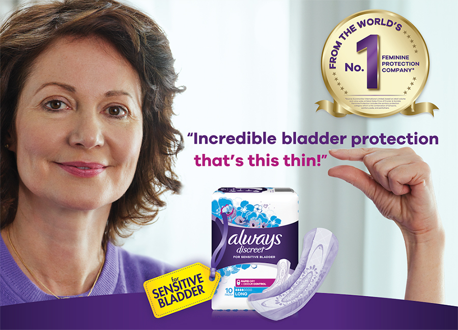 Buy Always Discreet Liner Long Level 4 20 Pack for Bladder Leaks Online